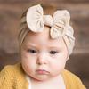 Soft Nylon Baby Hair Bows Gentle Elastic Headbands For Infants Toddlers Multi Color Options