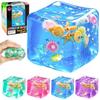 Cartoon Design Ocean Sensory Fidget Toy Star Shell Blue Pinch Cube Gift Stress Balls  Wedding Party