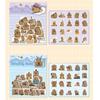 40Pcs Creative Capybara Stickers Mug Decorative Decals Water Bottle Decor  For Mobile Phone Shell