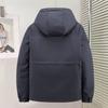 Мужская куртка с капюшоном, устойчивая к дождю и холоду, зимняя, утолщенная, теплая, легкая, повседневная, свободная, удобная, хлопковая куртка, куртка с перфорацией