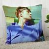 Custom Ateez Mingi Kpop Style Square Pillowcase Custom Zippered Pillow Cover Case 45X45Cm(One Side) 12.24