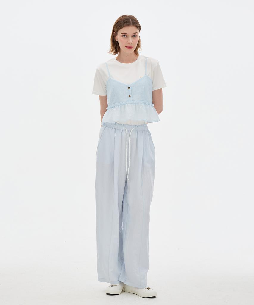 JBYRARA String Detail Summer Pants_Sky Blue