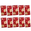 10Pcs Year of The Snake Lucky Money Bag Paper Good Lucky Red Packets  Wedding Birthday