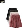 Ice Silk Quick Drying Casual Shorts Women's Summer Thin Wear Elastic Waist Slimming Sports High Waist Loose Wide Leg Five Quarter Pants