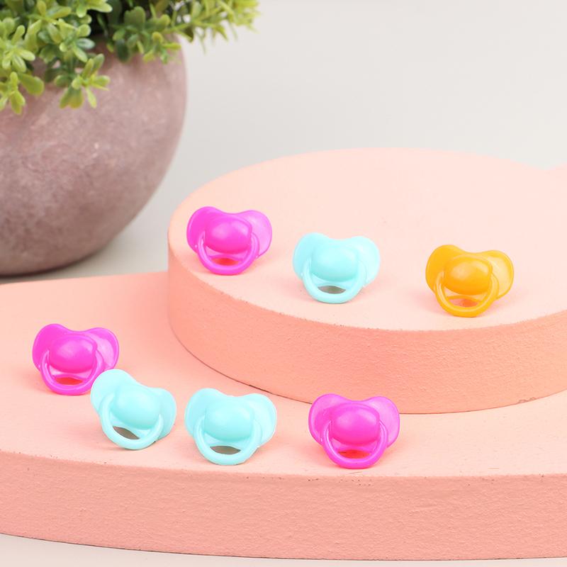20Pcs Miniature Doll Pacifier Expression Pacifier Toy Accessories Plastic Toys Playhouse Toys Children'S Doll House