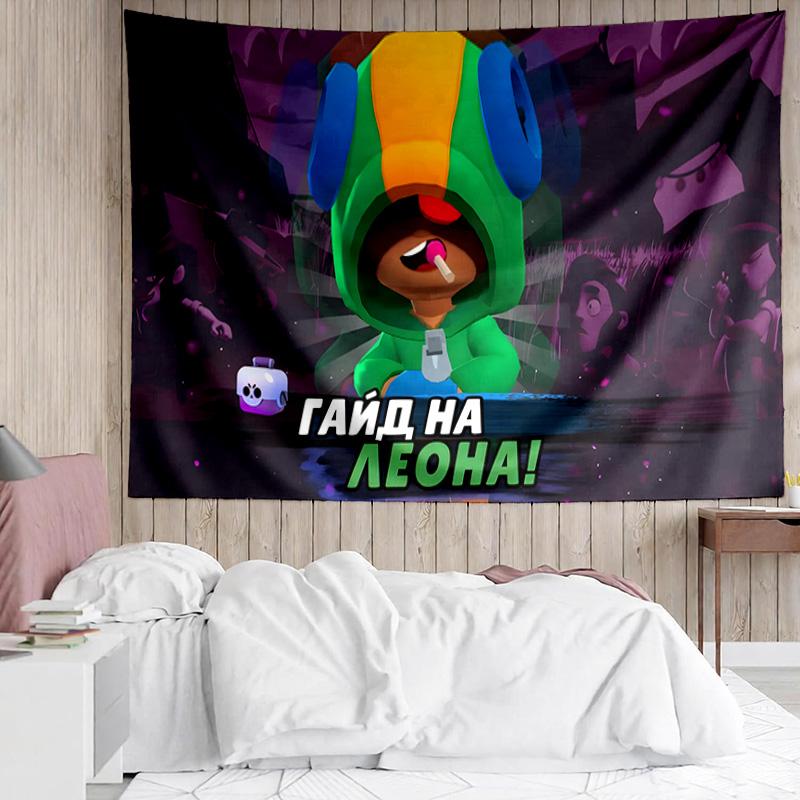1PC Game Adventure Heroes K-pop music group Tapestry Accessories for Bedroom,Livingroom, dormitory Room Wall Decor Fan Birthday Gifts