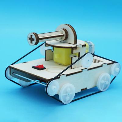 DIY деревянная модель танка собрать комплект научно-образовательной помощи для школьной лаборатории