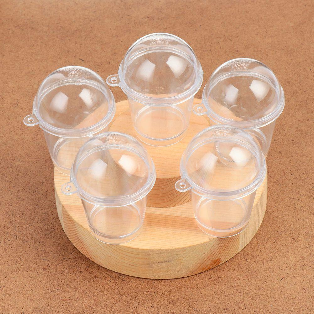 & Kitchen Baking Plastic Popcorn Ice Cream Cups Cake Decorating Miniature Frappuccino Cup Cover Lid