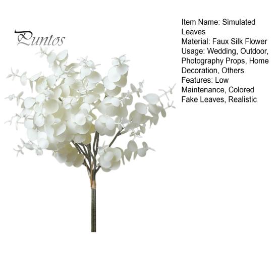 15,7-дюймовые искусственные листья эвкалипта, стебли, искусственные листья эвкалипта, ветки, цветные имитационные листья для домашнего декора, вечеринки, свадьбы