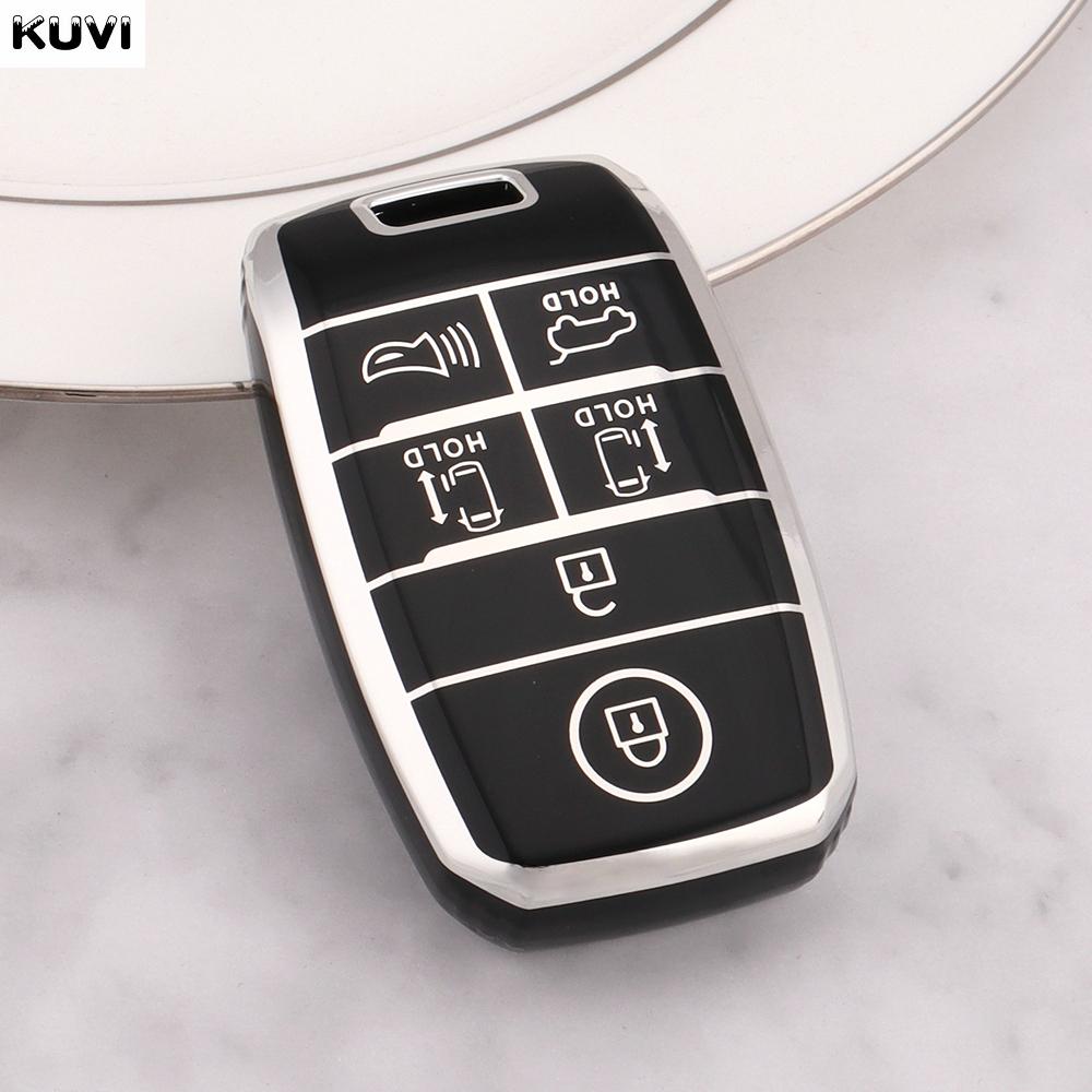 6 Кнопок Новый ТПУ Чехол-Оболочка Для Автомобильного Брелка Kia Sedona Grand Carnival Sorento L580 Бесключевой Защищенный Аксессуары для Брелка