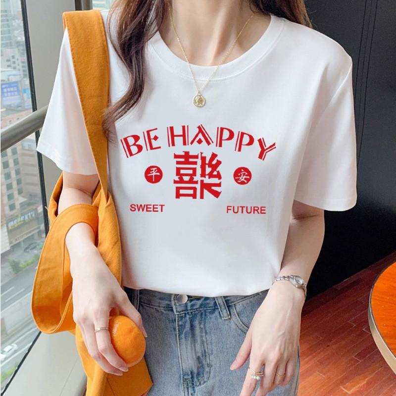 VEZFAA Женские модные повседневные летние весенние блузки и рубашки с круглым вырезом с короткими рукавами