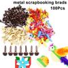 Splitpin Spikes Scrapbooking Plated Mini Brads Paper Fastener Handmade Craft Embellishment Clasp