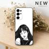 Чехол для телефона HOT Tomie S с комиксами Для Samsung S26,25,24,21,22,23,30,20,Ultra,Plus,Fe,Lite Черный Мягкий чехол