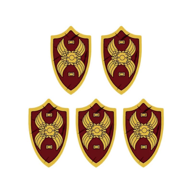 Средневековая Военная Война Армия Замок Рыцарь Солдат Фигурки Строительные Блоки Оружие Плащ Шлем Наплечник Флаг Воин Щит