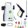 Car Washer Electric Pressure Washer 100BAR Power Washer with 5 Color Nozzle 1400W High Pressure Washer Cleaner