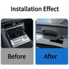 Suede Car Sunglasses Holder Storage Box Case for Geely Zeekr 9X Sun Glasses Storage Clip Flocking Lining Eyeglass Rack Interior