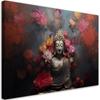 Canvas Print, Buddha Zen Flowers Abstract