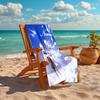 Personalized customized proof beach towel with Genshin Impact characters pattern - soft, absorbent,quick-drying,perfect swimming,camping&bathing
