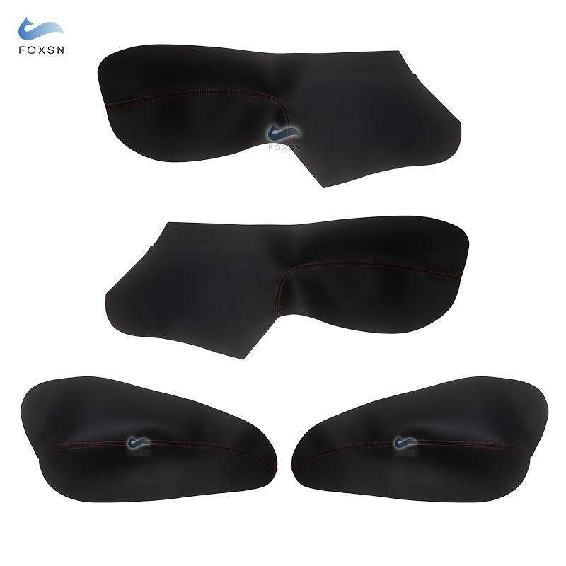 For Peugeot 206 2004 2005 2006 2007 207 2009-2013 For Citroen C2 only 4 doors Car Interior Door Armrest Panel Leather Cover Trim