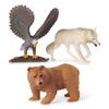 Terra by Battat Forest Animals Miniature Wolves Toy Animals Ages Multi – – & 3+ (3 Points)