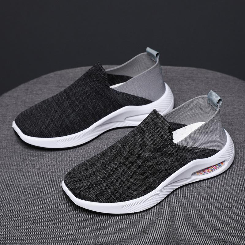 Весна и лето 2024 года, новые модные женские туфли на воздушной подушке с мягкой подошвой, низкие носки, туфли с одной педалью, ленивые туфли корейской версии