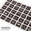 MAGICLULU Car Switch Panel Sticker Night Glow Car Interior