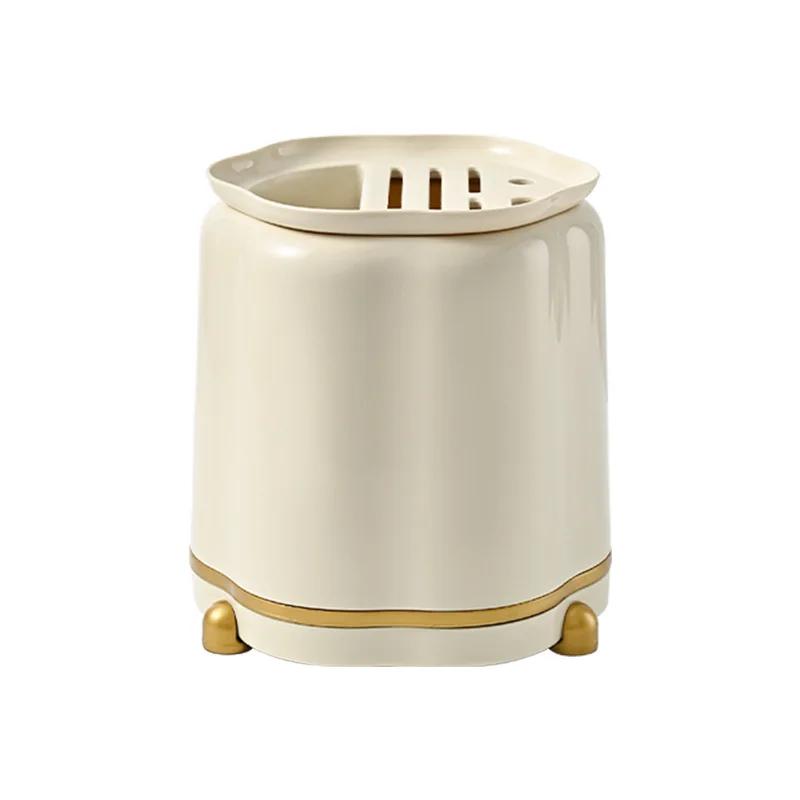 Rotary Cutter Holder Multi-purpose Chopsticks Tableware Rack Modern for Home Tableware Kitchen Cutlery Chopsticks Holder