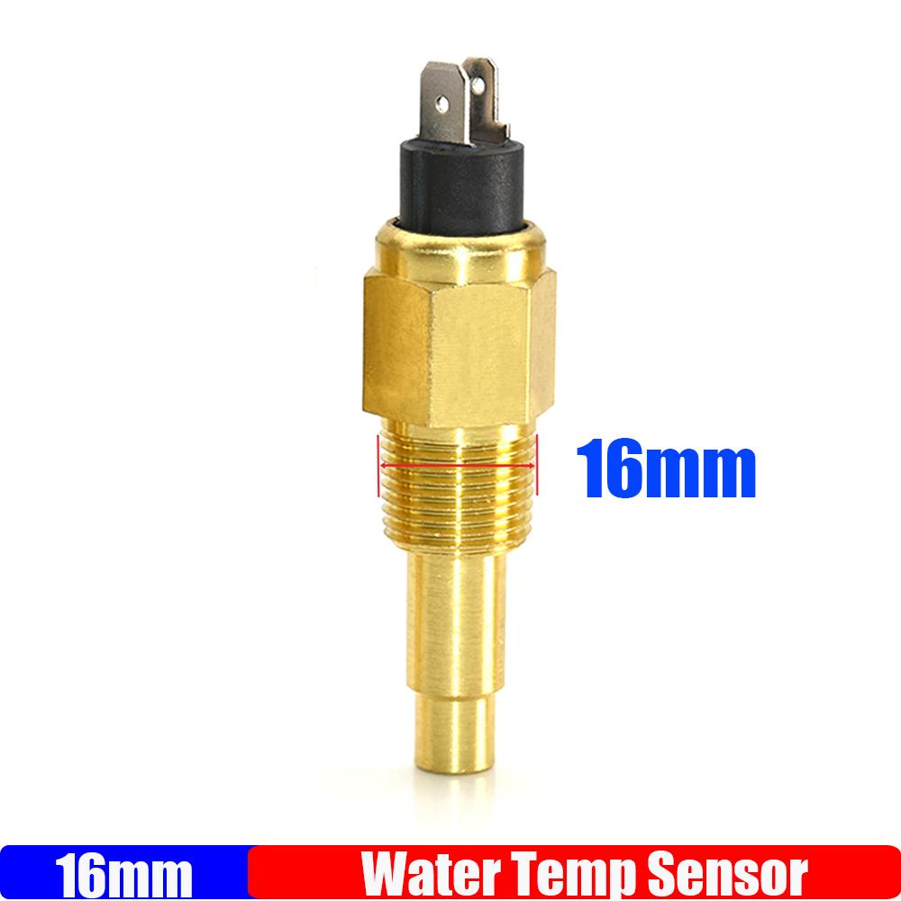 2026 1PCS Water Temperature Sensor 12MM 14MM 17MM 21MM Universal Water Temperature Sensor 3/8NPT 1/2NPT for Car Boat Gauge Meter