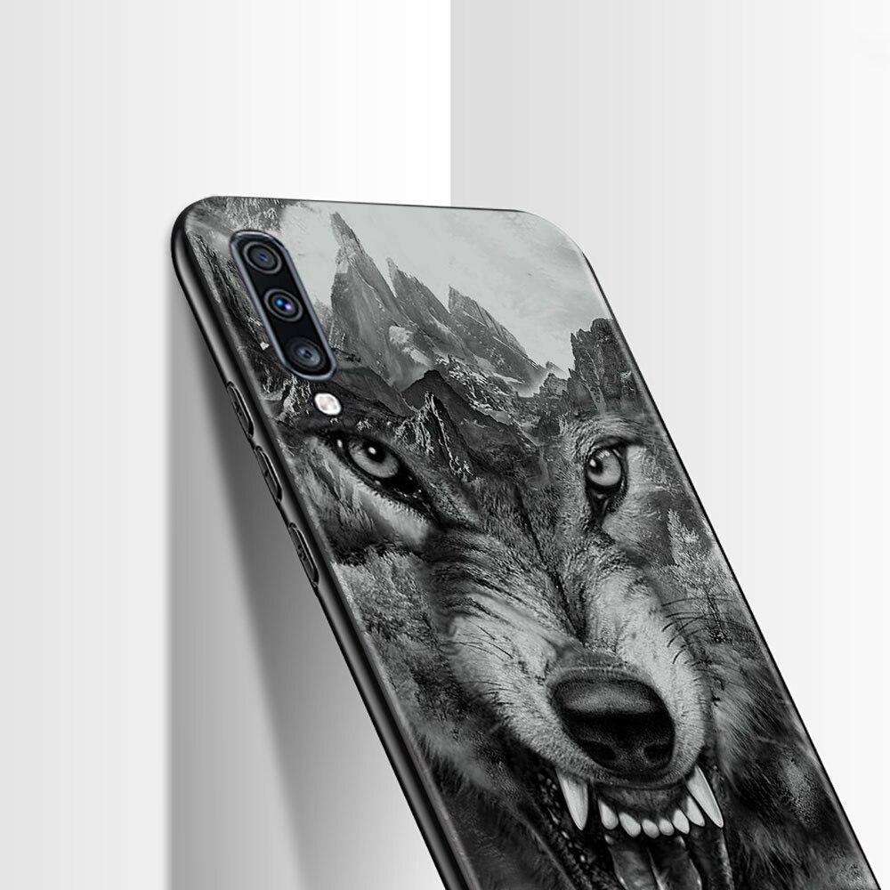 Полный мягкий зверь Лев волк для Samsung Galaxy A10 A70 A20e A20s Note 20 Ultra 10 A30 A10s A40 A50 M52 5G A03 A01 чехол для телефона