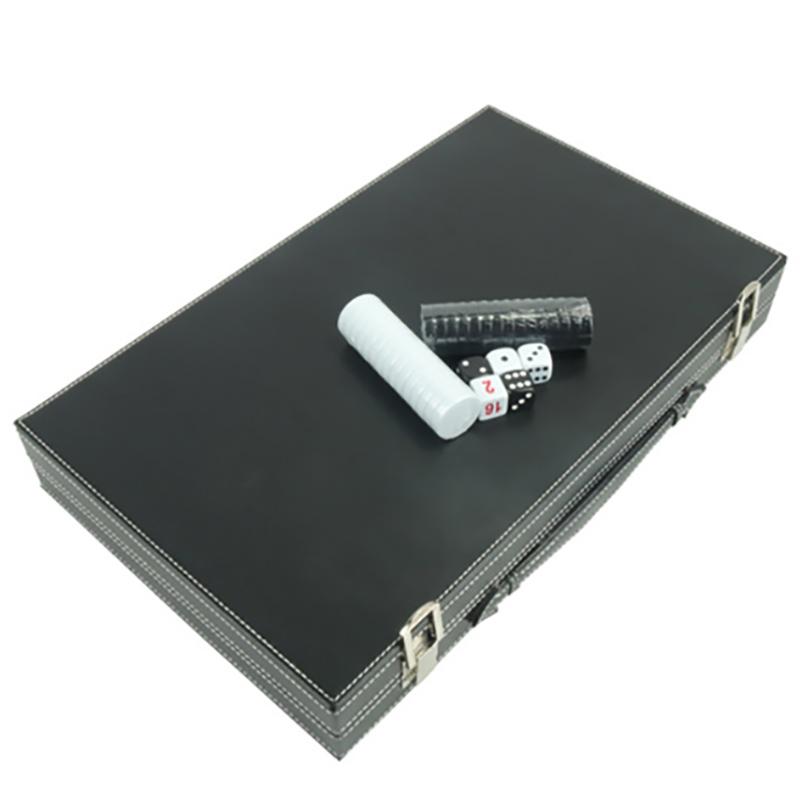 Новый-Набор для нарды-Классический Для взрослых Настольная игра Для Антикварного набора для нарды Семейный игровой набор Кожаная шахматная коробка Хороший подарок