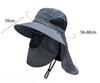 Men Women Summer Sun Hat, UV Protection Neck Flap Fisherman Bucket Hat for Outdoor Hunting Fishing Hiking Camping