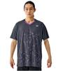 Short Sleeve Uniform Game Iron Gray L [Yonex] Shirt, (405)