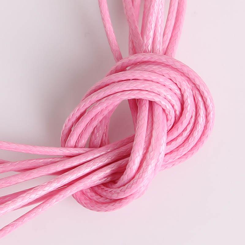 Разноцветный вощеный шнур для изготовления украшений и рукоделия