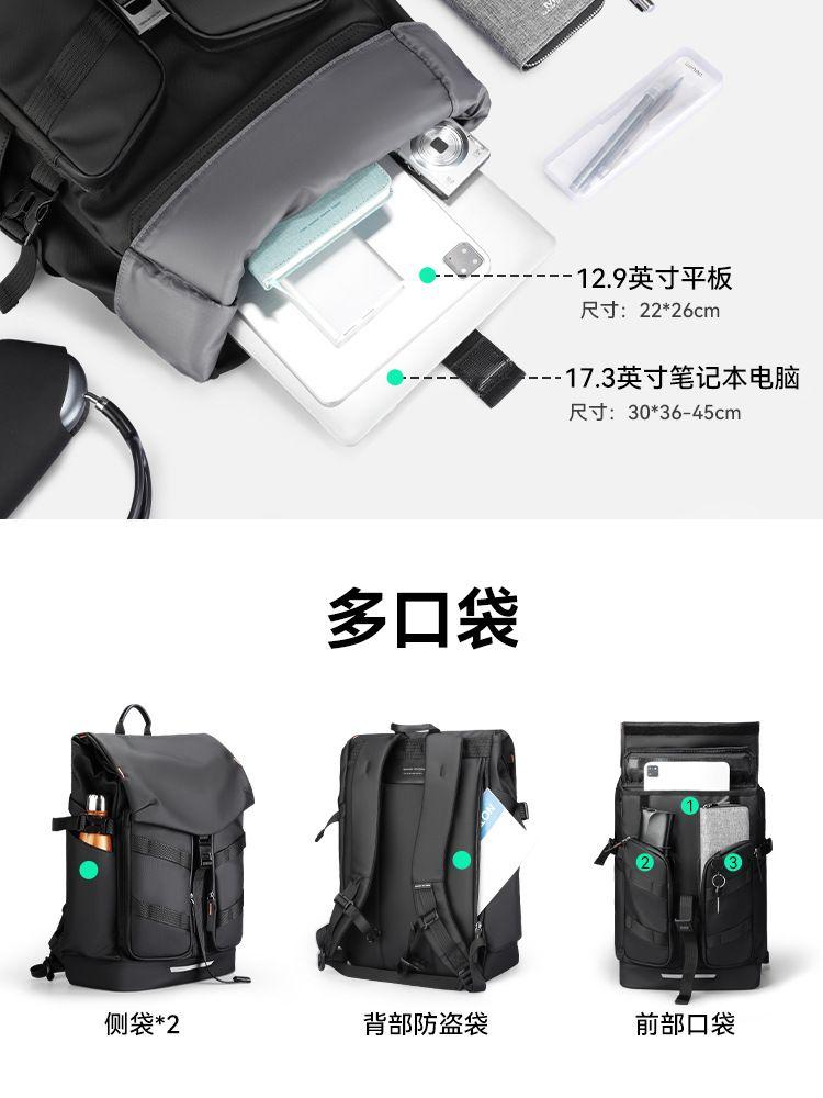 Mark Ryden Expandable Laptop Backpack Travel Laptops Backpack Water Resistant Bag for Unisex Fits 17.3 Inch Laptop Bag Mochilas