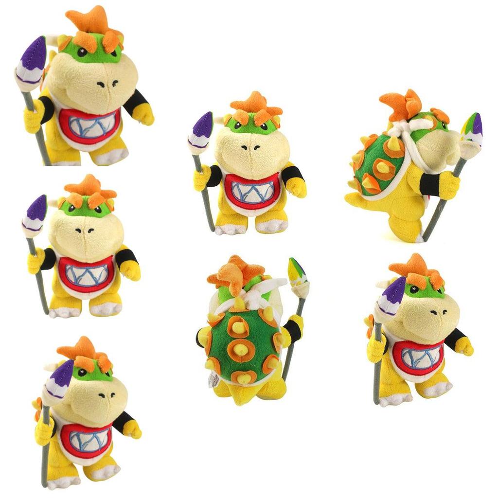 Super Mario Standing Baby Bowser Koopa Plush Doll Adorable Stuffed Toy For Kids