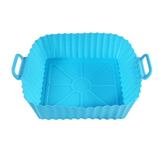 Подложки для фритюрницы Силиконовый противень Многоразовая корзина для фритюрницы Коврик для фритюрницы с антипригарным покрытием Противень для пиццы Духовка Кухонные принадлежности