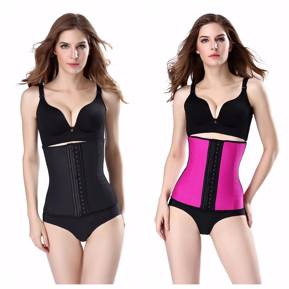 Women Waist Training Bustiers Trimmer Slimmer Steel Bone Waist Cincher Corset Modeling Strap Body Shaper Underbust Shapewear