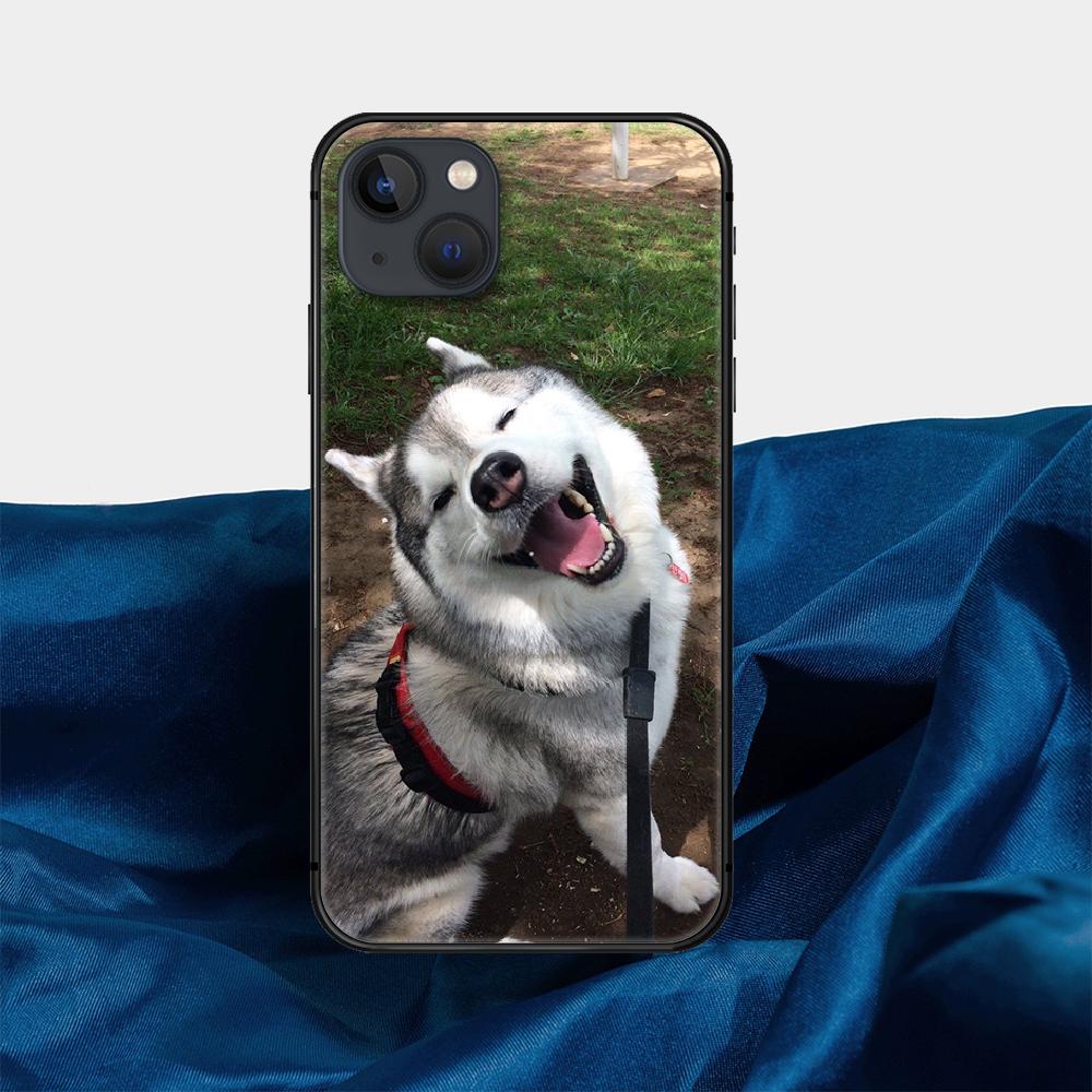 Чехол для телефона с собакой хаски для iPhone Samsung Galaxy Redmi Xiaomi Oppo OnePlus Note SA 7 8 9 10 11 12 13 14 20 21 22 23 53 54 Pro Max Plus Ultra TPU Soft
