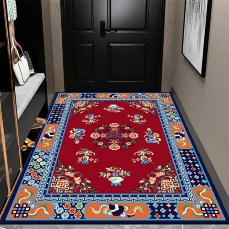 Новый китайский стиль гостиной большой площади ковер вход спальня ковер противоскользящий и устойчивый к грязи