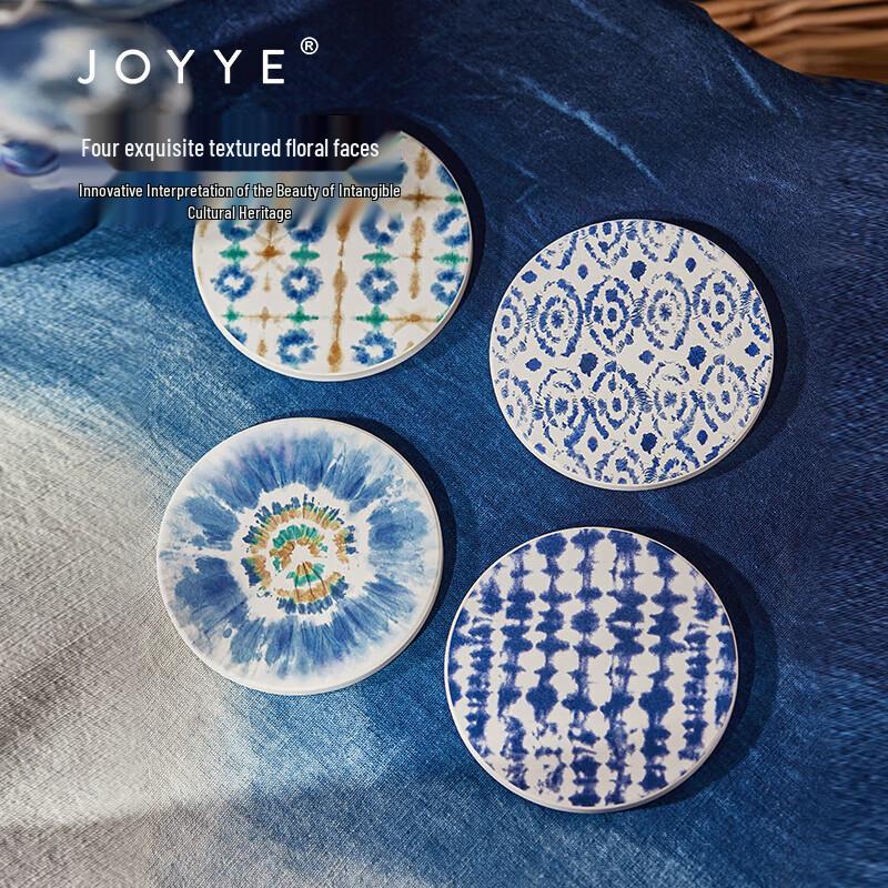 JOYYE Dye Rhyme Flower Series Ceramic Coaster