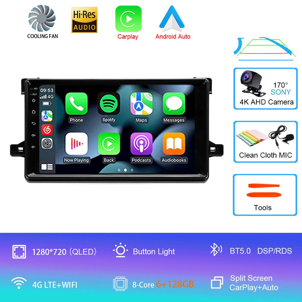 Android 14 для Toyota Prius XW50 2015 2016 2017 2018 2019 2020 Автомобильное радио GPS Carplay Мультимедийный плеер Навигация Стерео Авто BT