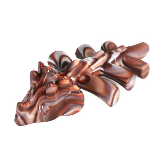 Yousheng Неразрушимая игрушка для собак, агрессивных любителей жевать, жесткая жевательная игрушка со вкусом говядины, нейлоновая игрушка для чистки зубов в форме животных для средних и крупных собак