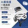 ROCKBROS Bicycle Helmet for CE Impact with Magnetic Goggles and Suitable for Road and Adjustable Size Matte Adults Certified, Lightweight, One-Piece