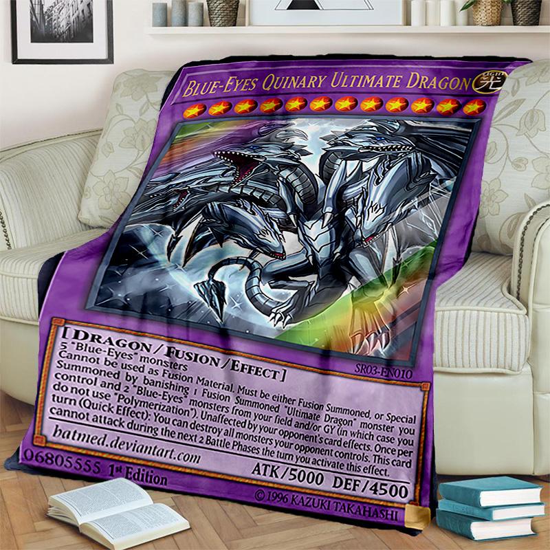 Yu-Gi-Oh MONSTER CARD одеяло с рисунком аниме, мягкое одеяло для дома, спальни, кровати, дивана, пикника, путешествия, офиса, одеяло, детское одеяло