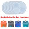 Replaced Activated Carbon Filter For Cat Water Drinking Fountain Replacement Filters Flower For Pet Dog Round Fountain Dispenser