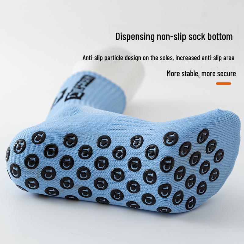 TEMU Pro Non-Slip Football Socks with Sweat-Absorbing Thick Bottom