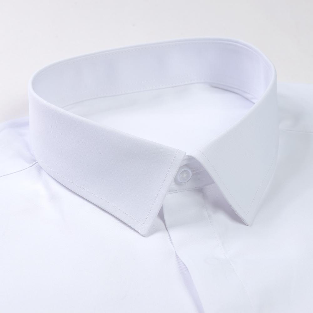 Мужская однотонная рубашка с французскими манжетами и длинным рукавом ( Бесплатный подарок: Случайные металлические запонки), Планка со скрытыми пуговицами спереди, официальные мероприятия и вечеринки