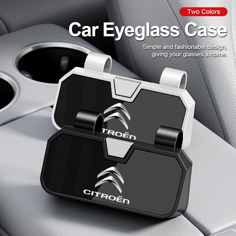 VXCW9 Car Multifunctional Storage Box Car Sunglasses Sunglasses Clip for Citroen C1 C2 C3 C4 C5 C6 C8 C4L DS3 DS4 DS5 Car Accessories