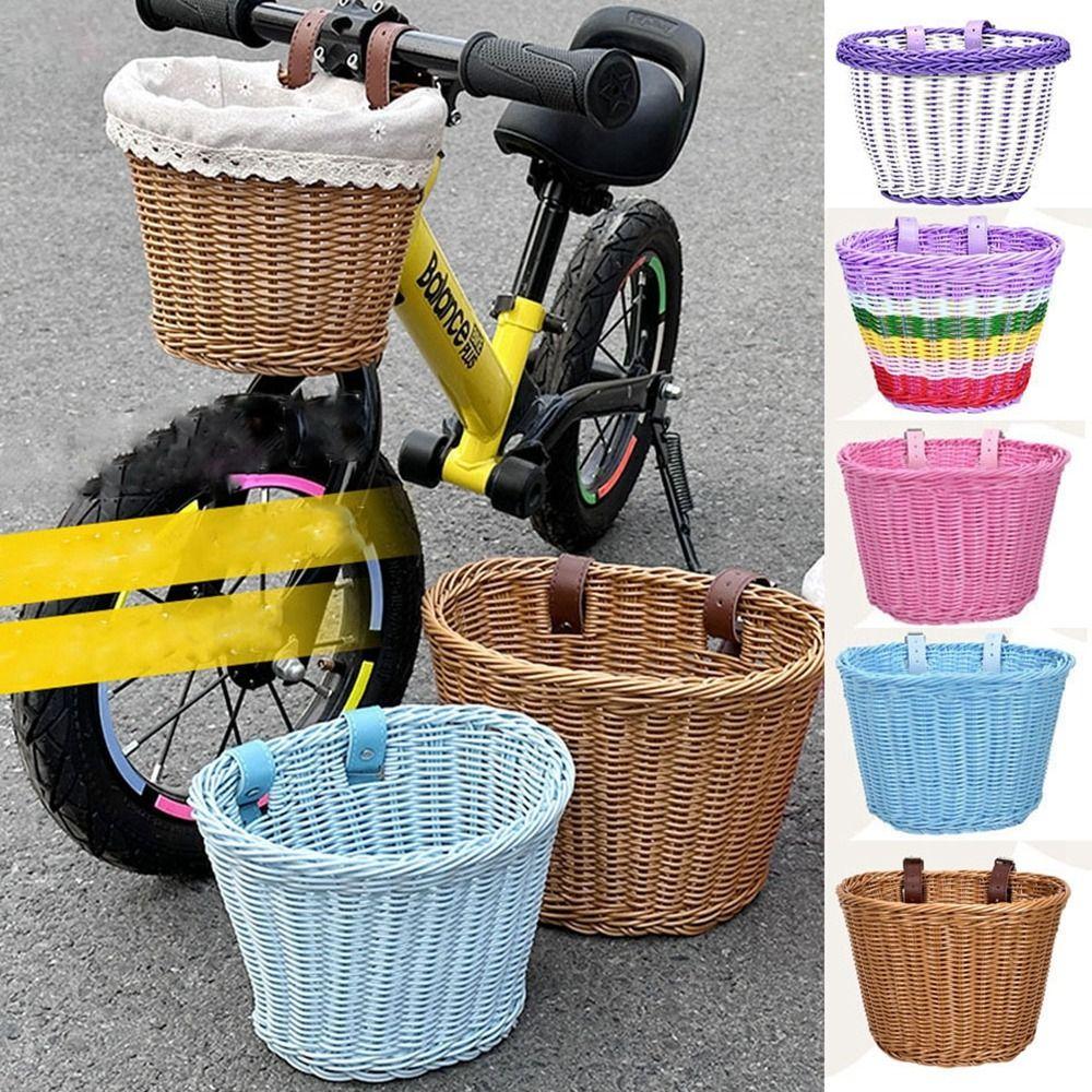 23*20*16cm/20*16.5*16cm/27*24cm Bicycle Storage Bag Bicycle Accessories Hand-Woven Sticker
