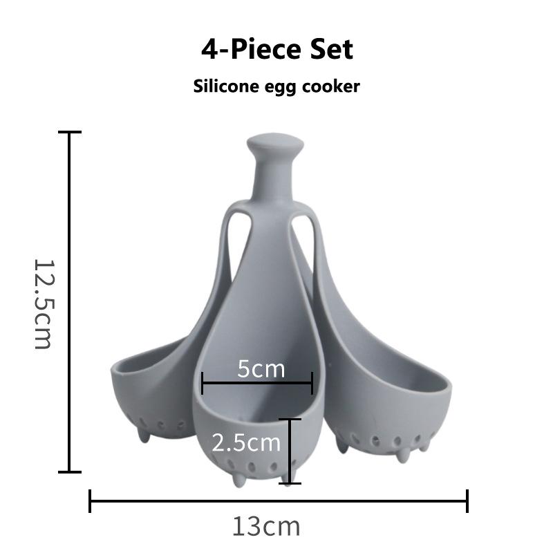 Оптовая продажа вареных яиц с силиконовыми кухонными инструментами. Удобные в использовании домашние пароварки. Креативные лотки для яиц. Простые кухонные инструменты.